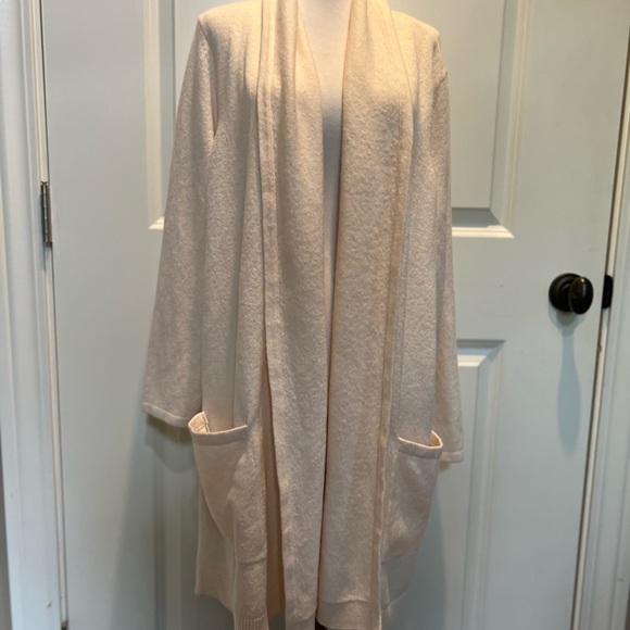 LOFT plus cream cardigan with pockets new with tags NWT size 16/18 - Picture 11 of 11